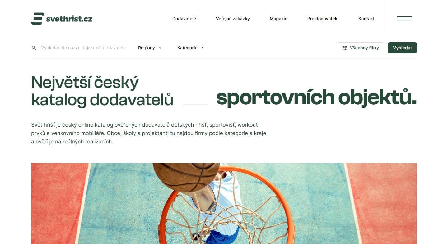 Svět hřišť: katalog, ve kterém obec najde a ověří dodavatele